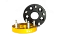 Picture of ISC Suspension Mazda/Mitsubishi 5x114.3 Hub Centric (67 Hub Bore) Wheel Spacers 15mm Black (Pair)