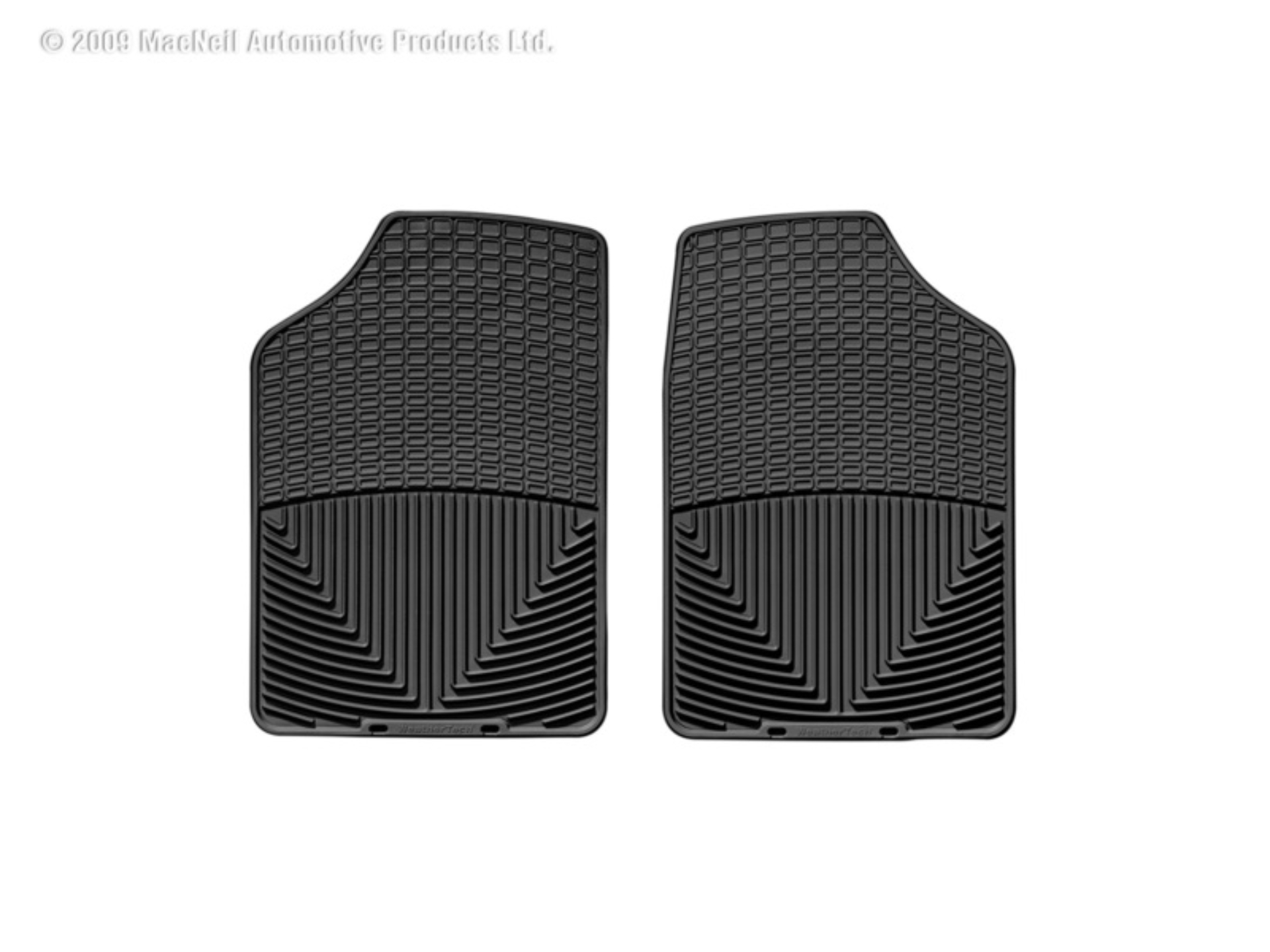 Picture of WeatherTech 94 Lincoln Town Car Front Rubber Mats - Black