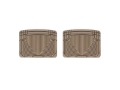Picture of WeatherTech 93 Mercedes-Benz 300CE Rear Rubber Mats - Tan