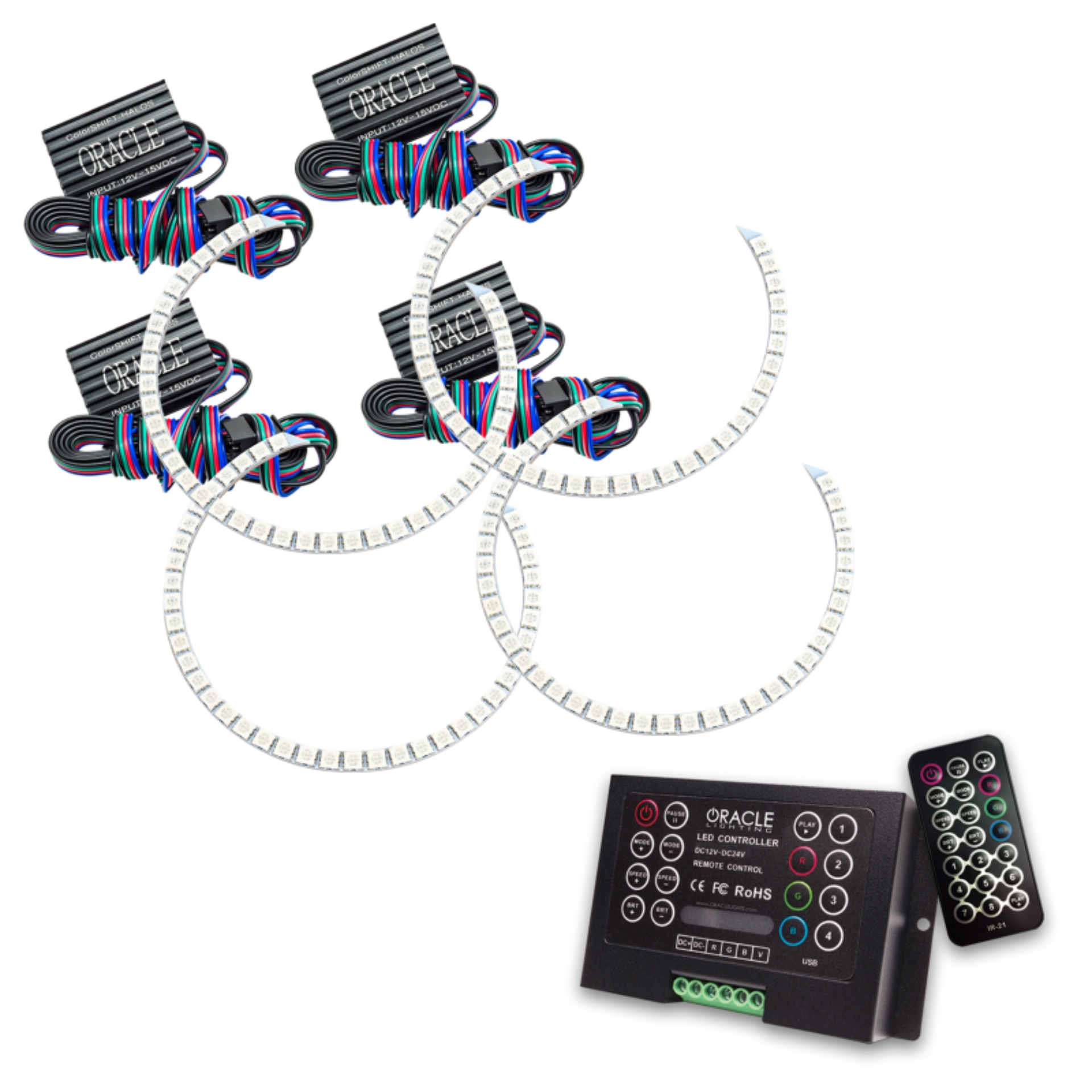 Picture of Oracle Chrysler Pacifica 04-06 Halo Kit - ColorSHIFT w/ 2.0 Controller