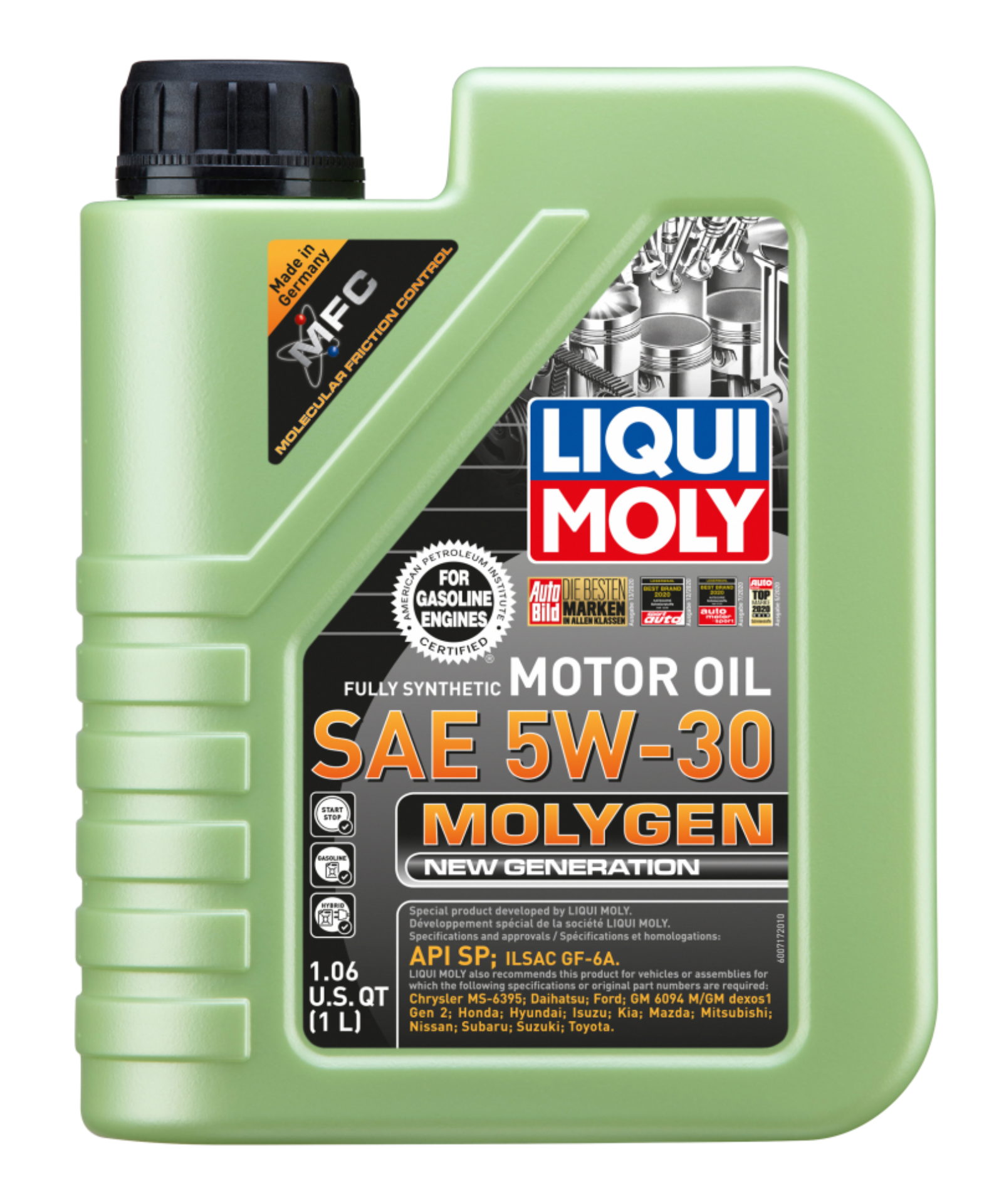 Picture of LIQUI MOLY 1L Molygen New Generation Motor Oil SAE 5W30
