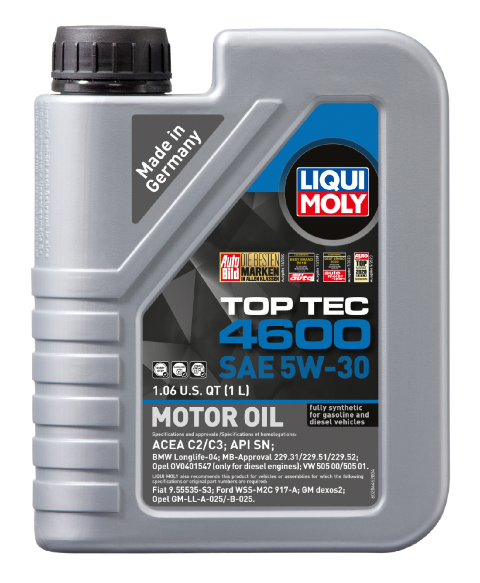 Picture of LIQUI MOLY 1L Top Tec 4600 Motor Oil SAE 5W30