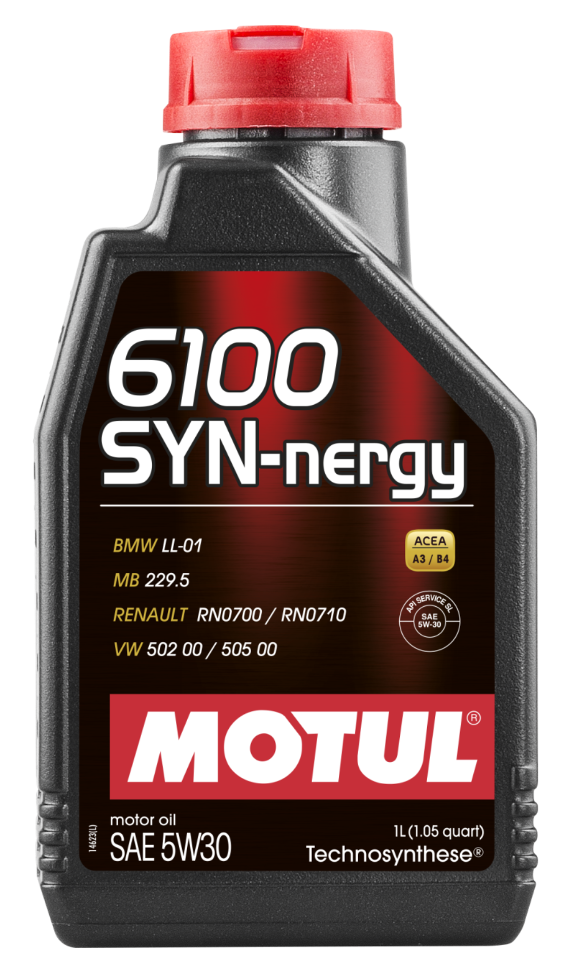 Picture of Motul 1L Technosynthese Engine Oil 6100 SYN-NERGY 5W30 - VW 502 00 505 00 - MB 229.5