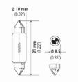 Picture of HELLA DE3175SB Standard Series Incandescent Miniature Light Bulb