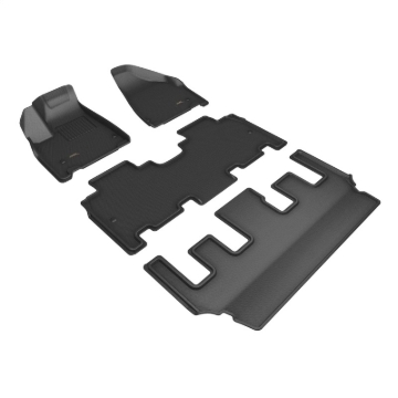 Picture of 3D MAXpider 21-23 Chrysler Pacifica Pinnacle Kagu Floor Mat- Black R1 R2 R3