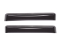 Picture of WeatherTech 17-24 Chrysler Pacifica (Incl. Hybrid) Rear Side Window Deflectors - Dark Tint