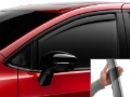 Picture of WeatherTech 17-24 Chrysler Pacifica (Incl. Hybrid) Front Side Window Deflectors - Dark Tint