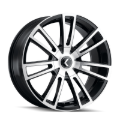 Picture of Kraze KR183 Spectra 18x8 / 5x108/114.3 BP / 40mm Offset / 72.62mm Hub Gloss Black Machined Wheel