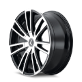 Picture of Kraze KR183 Spectra 18x8 / 5x108/114.3 BP / 40mm Offset / 72.62mm Hub Gloss Black Machined Wheel