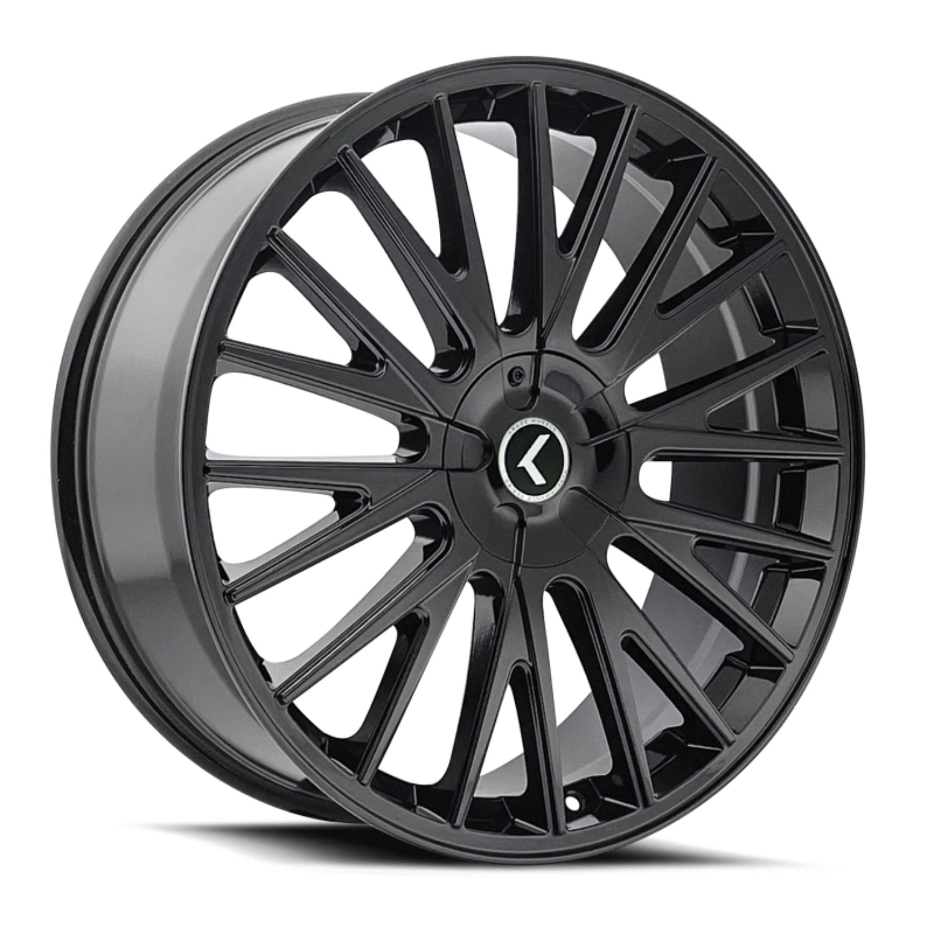 Picture of Kraze KR185 Double Down 17x8 / 5x108/114.3 BP / 38mm Offset / 73mm Hub Gloss Black Wheel