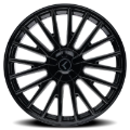 Picture of Kraze KR185 Double Down 17x8 / 5x108/114.3 BP / 38mm Offset / 73mm Hub Gloss Black Wheel