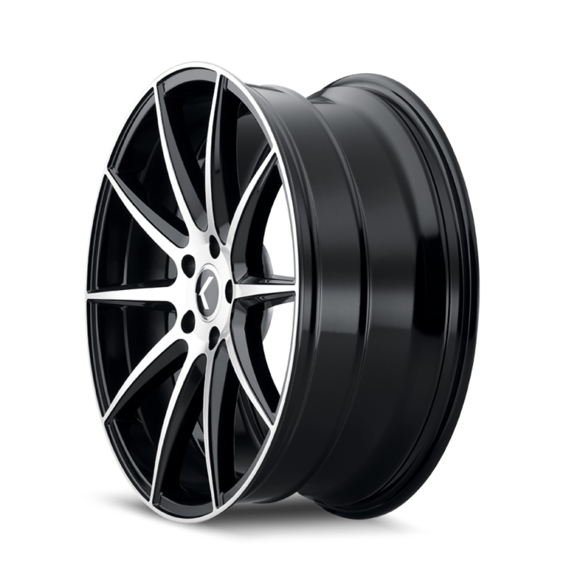 Picture of Kraze KR194 Cosmos 17x8 / 5x114.3 BP / 38mm Offset / 72.62mm Hub Gloss Black Machined Wheel