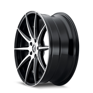 Picture of Kraze KR194 Cosmos 17x8 / 5x114.3 BP / 38mm Offset / 72.62mm Hub Gloss Black Machined Wheel