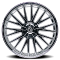 Picture of Kraze KR185 Double Down 17x8 / 5x108/114.3 BP / 38mm Offset / 73mm Hub Chrome Wheel