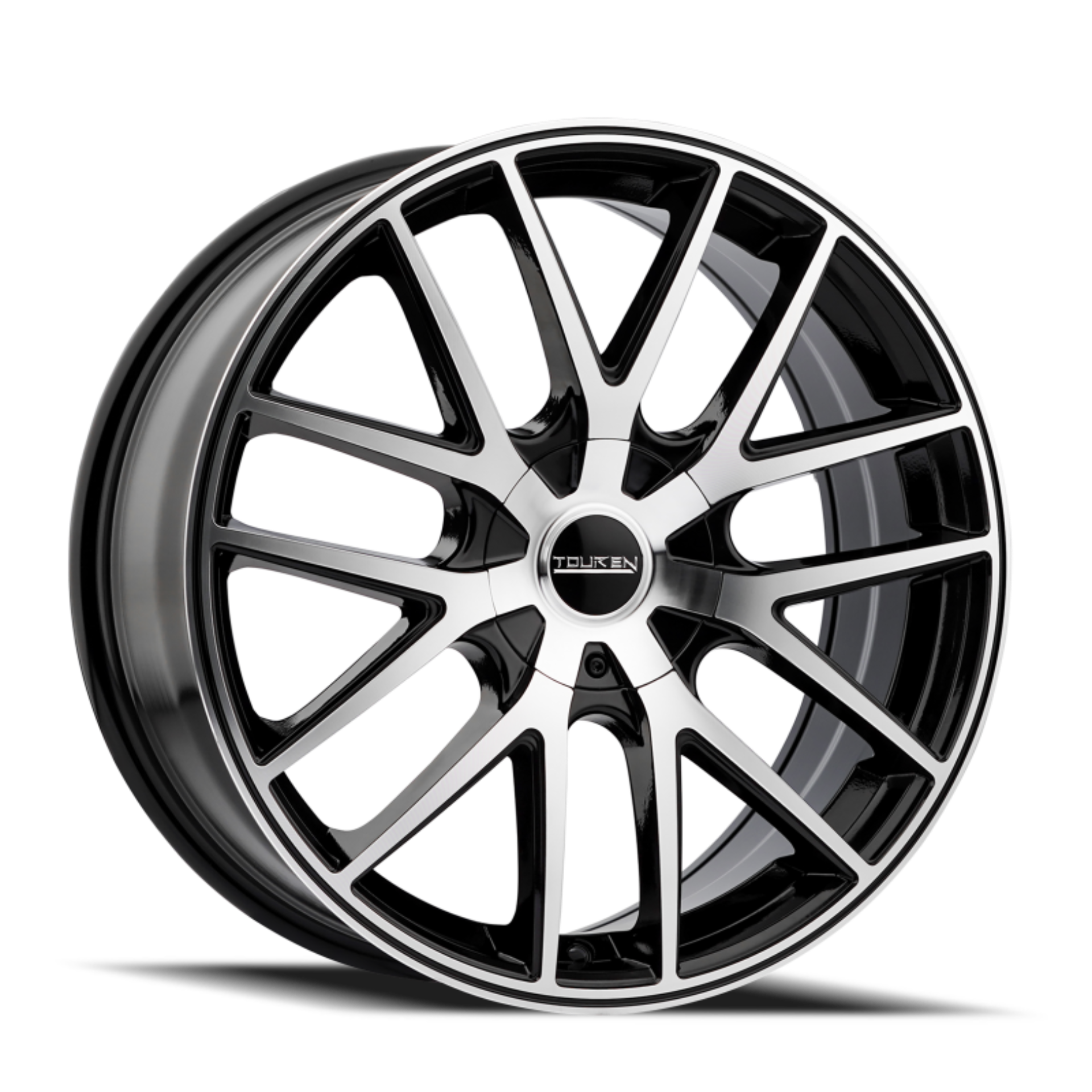 Picture of Touren 3260 TR60 18x8 / 5x108/114.3 BP / 40mm Offset / 72.62mm Hub Gloss Black Machined Wheel