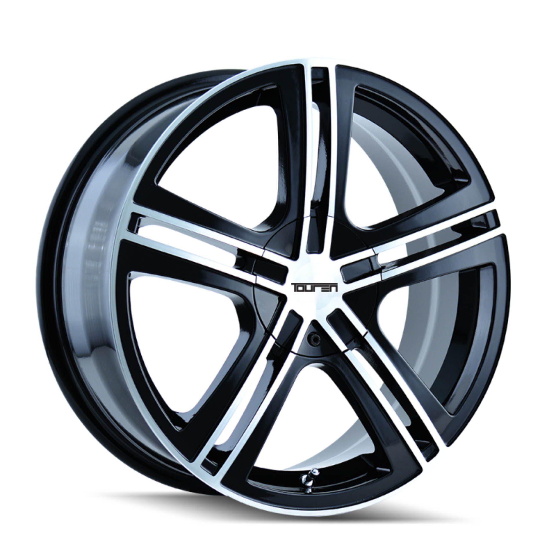 Picture of Touren 3262 TR62 18x7.5 / 5x100/114.3 BP / 40mm Offset / 72.62mm Hub Gloss Black Machined Wheel
