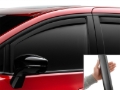 Picture of WeatherTech WT Deflector-Front-Matte Black Wind Deflectors - 80840IMB
