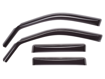 Picture of WeatherTech WT Deflector-Combo-Matte Black Wind Deflectors - 82840IMB