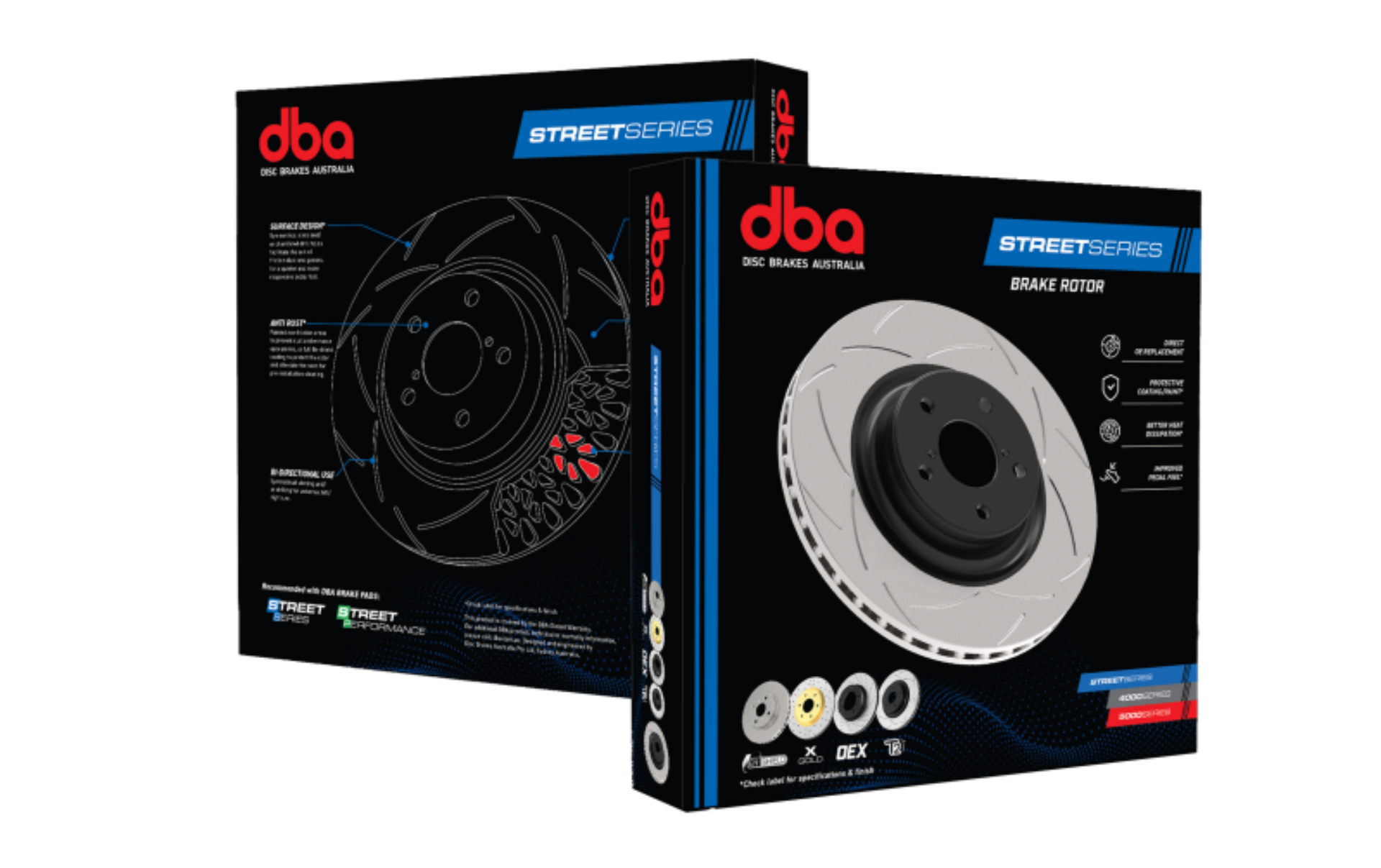Picture of DBA 93-99 Eagle Talon TSI AWD Front Street Series Standard Rotor