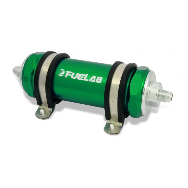 FUELAB - In-Line Fuel Filter, Long 6 micron