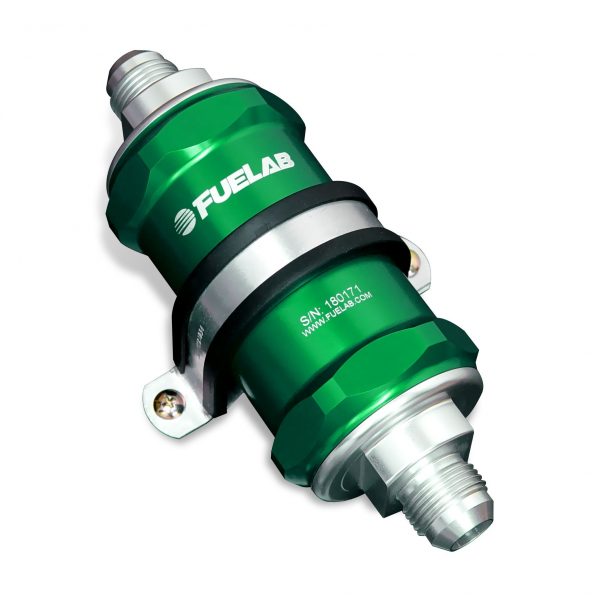 FUELAB - In-Line Fuel Filter, Integrated Check Valve