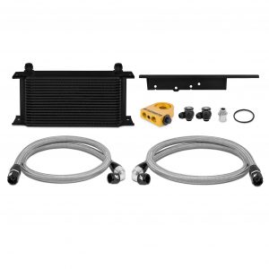 Mishimoto 2003-2009 Nissan 350Z/2003-2007 Infiniti G35 Coupe Thermostatic Oil Cooler, Blk
