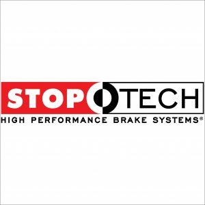 StopTech Big Brake Kit; Black Caliper; Drilled One-Piece Rotor; Rear