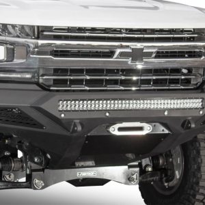Addictive Desert Designs 2019 Chevrolet Silverado 1500 SF Front Bumper w/ Winch Mount&Sensor Cutout