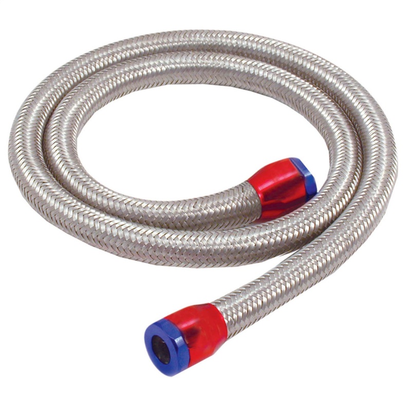 Spectre Stainless Steel Flex Fuel Line 5/16in. ID – 3ft. w/Clamps – R'venge  Performance