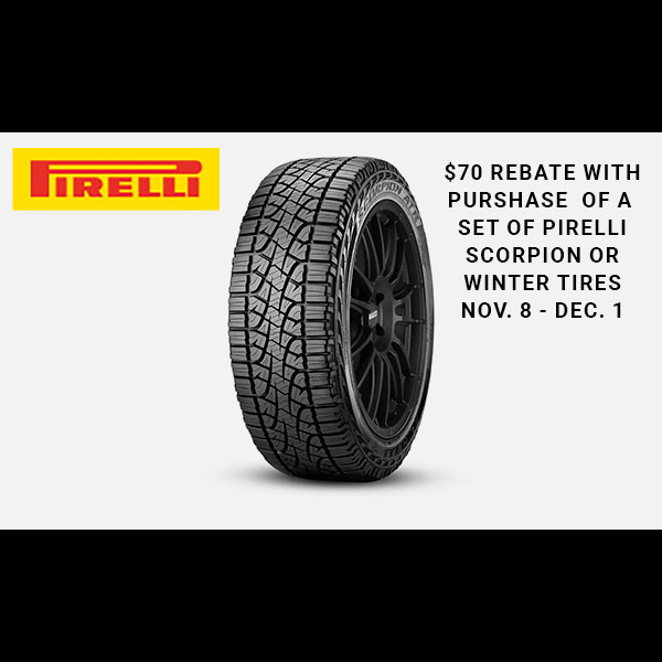 Pirelli Special Offer Image