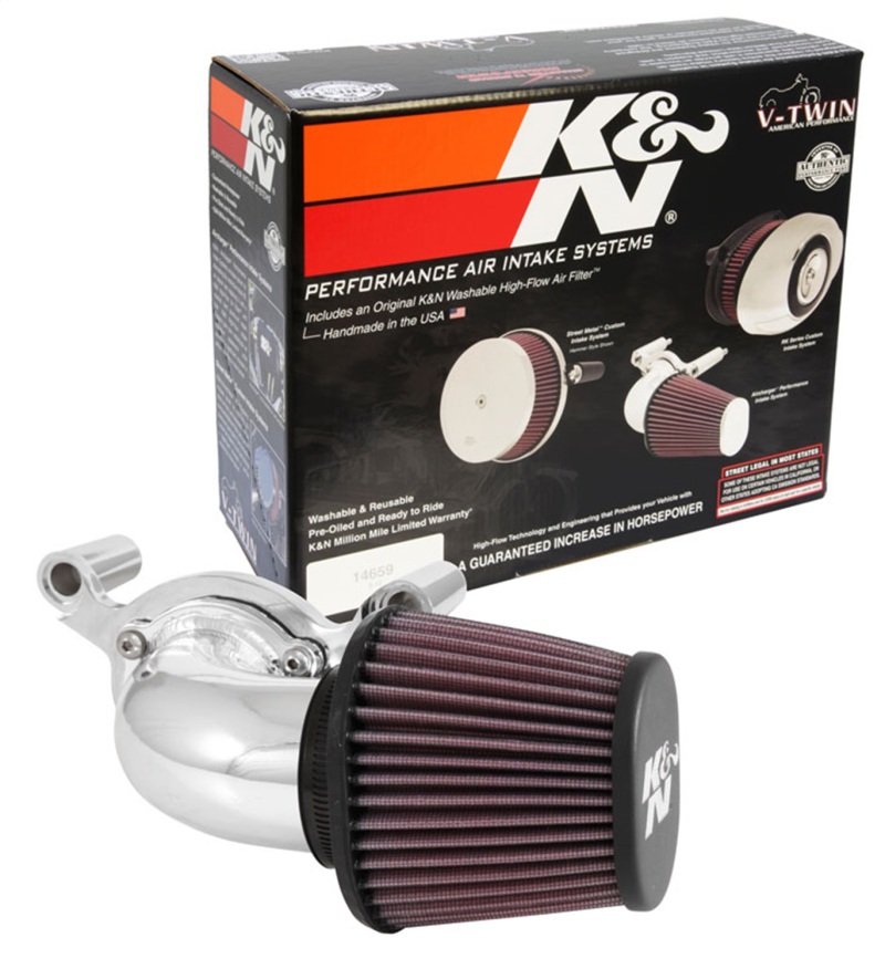 RCRBT Air Cleaner Intake Filter System Kit Compatible with Harley