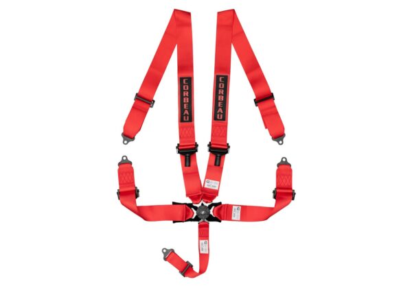 Corbeau 5 point 3 inch red harness
